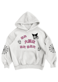 KUROMI - WHITE OVERSIZED HOODIE