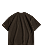 ROCKSTAR CAT - BROWN OVERSIZE TEE