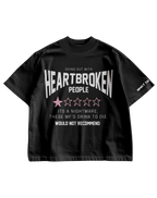 WTFIT SAYS  - BLACK OVERSIZED TEE