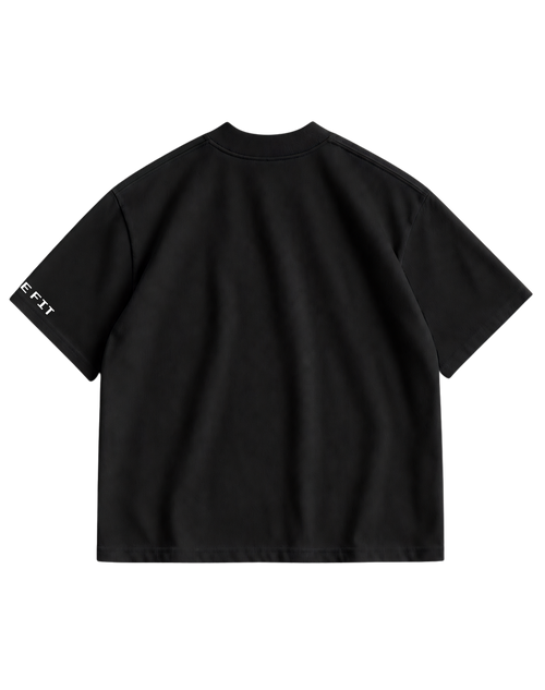 CATHEDRAL CLUB - BLACK OVERSIZED TEE