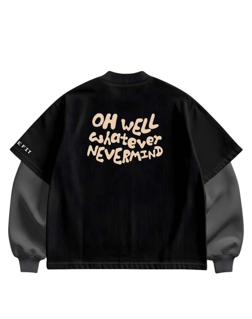 NIRVANA - BLACK/GREY FULL SLEEVES TEE