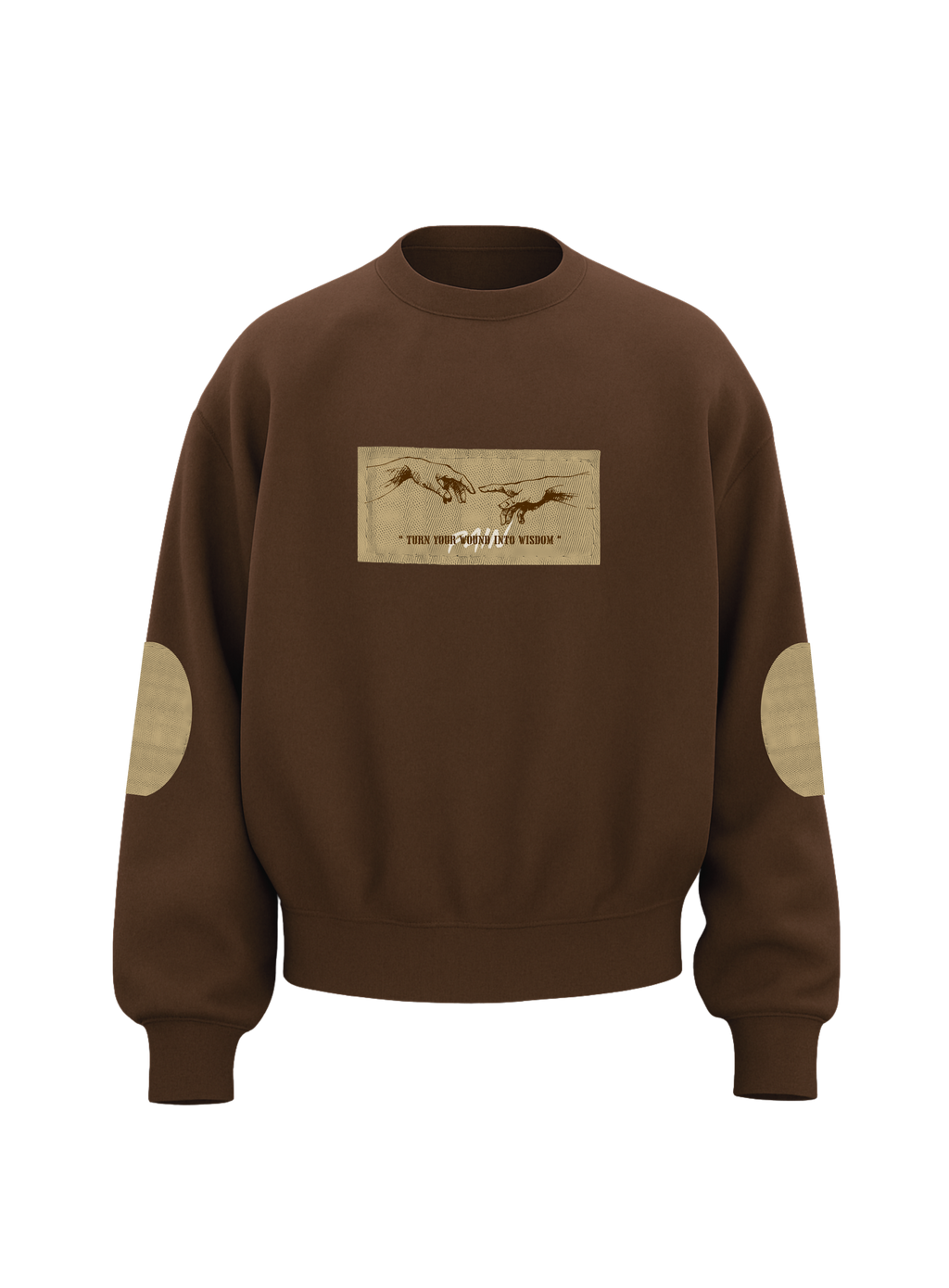 THE PAIN - PATCHWORK OVERSIZE SWEATSHIRT