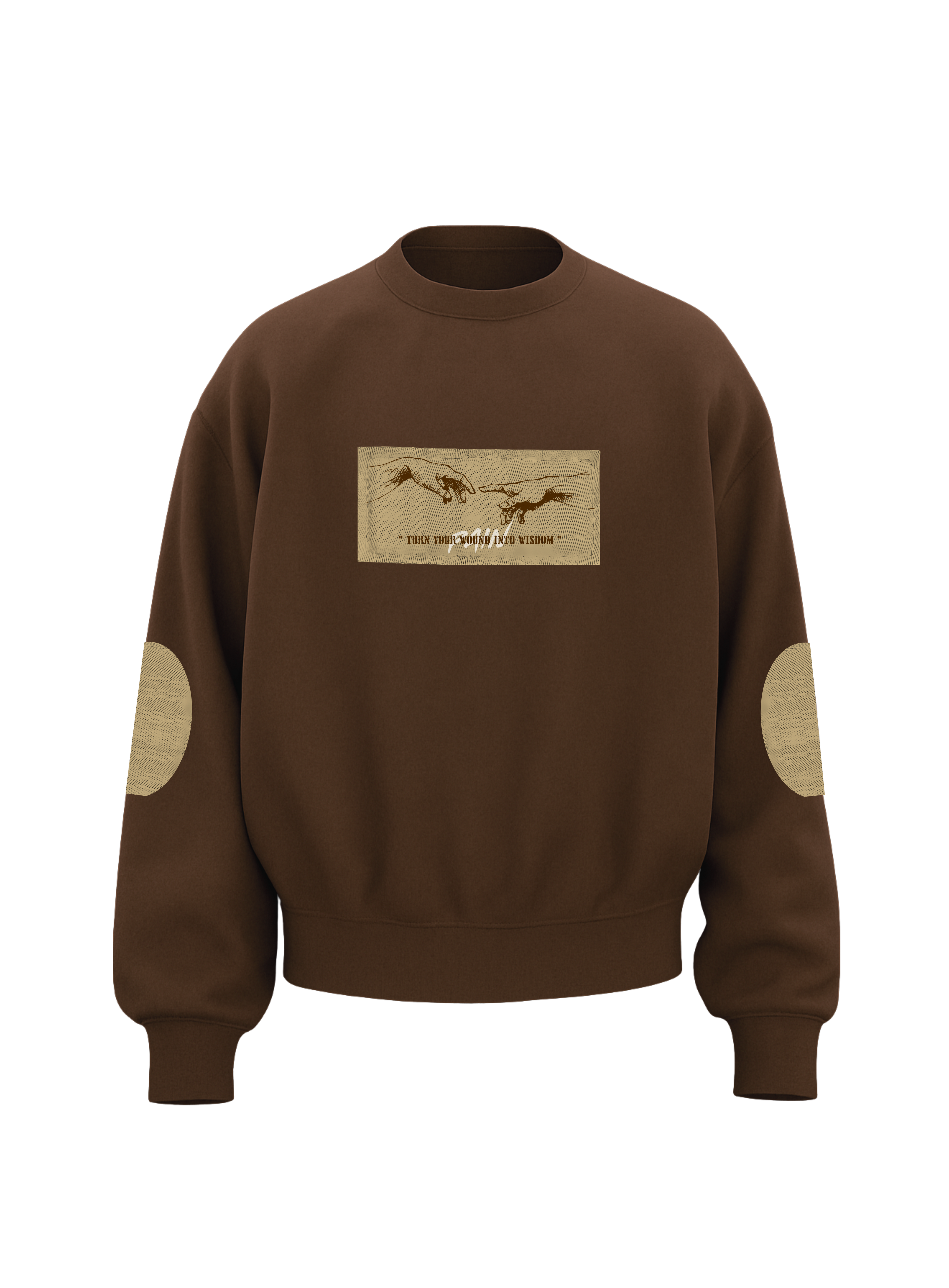 THE PAIN - PATCHWORK OVERSIZE SWEATSHIRT