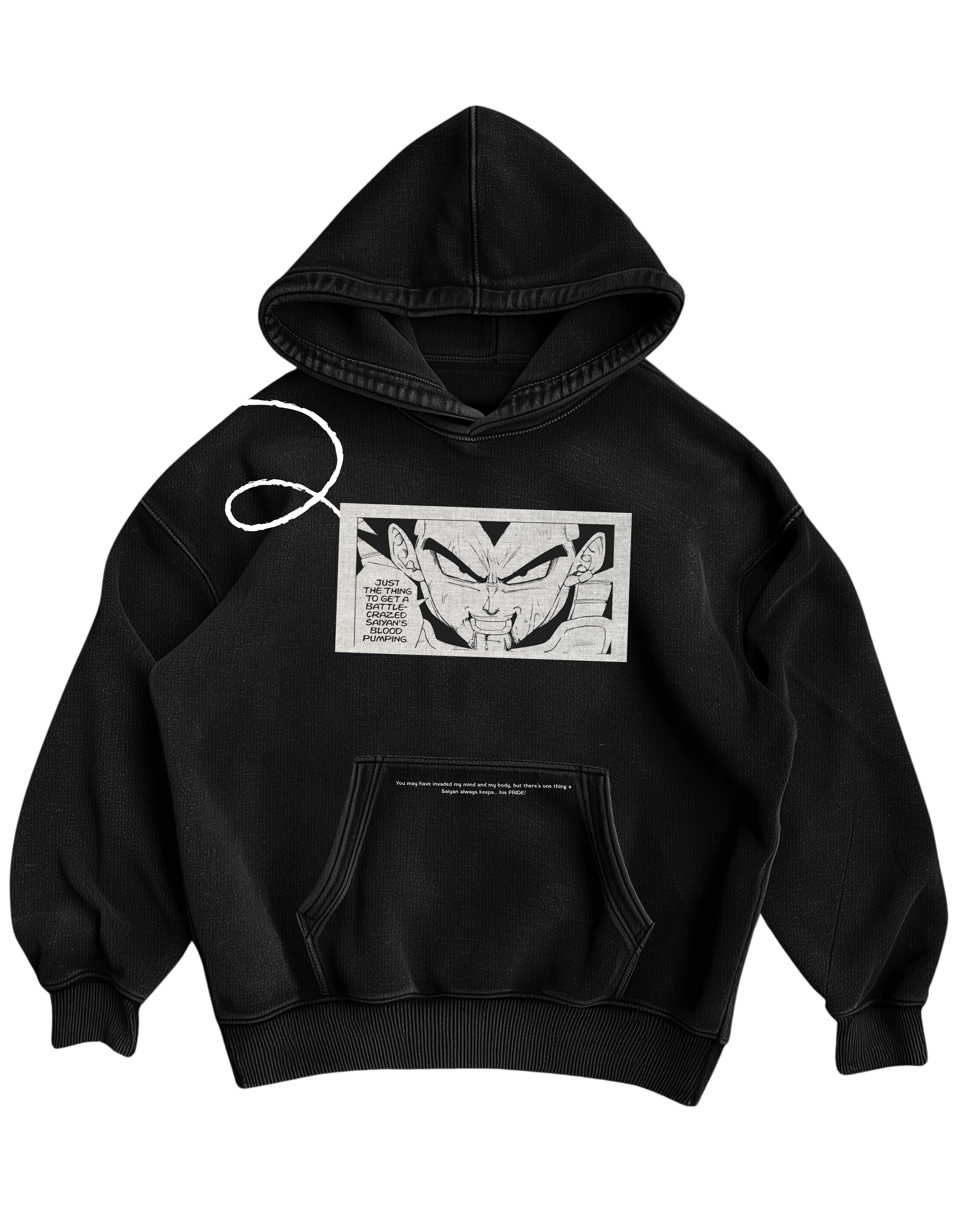 VEGETA UNISEX OVERSIZED HOODIE