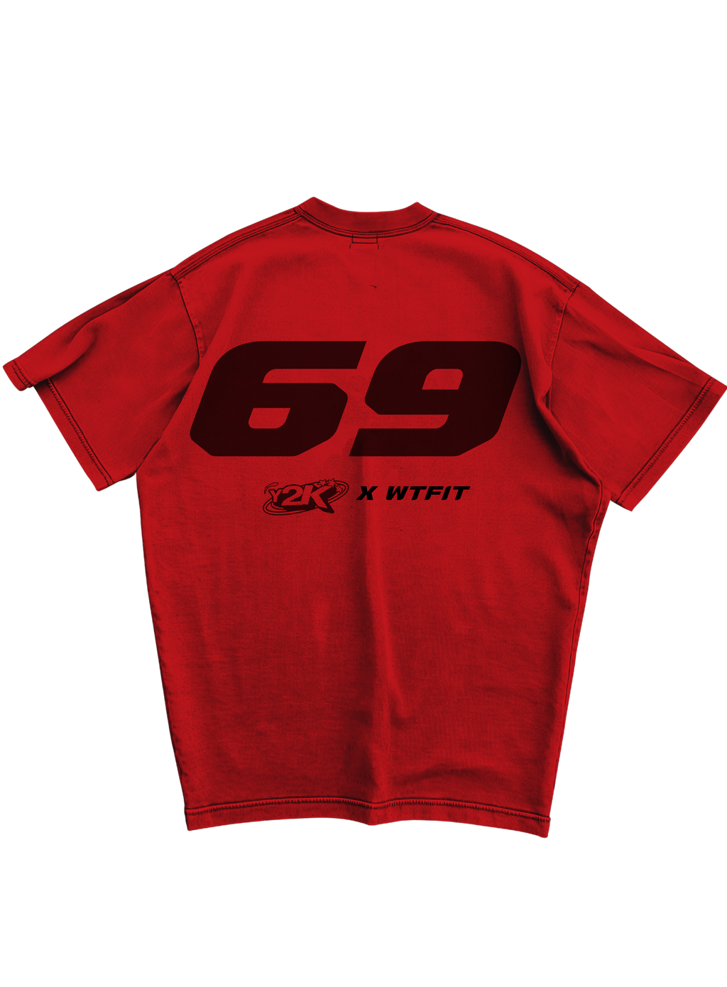 Y2K STARBOY - RED OVERSIZE TEE