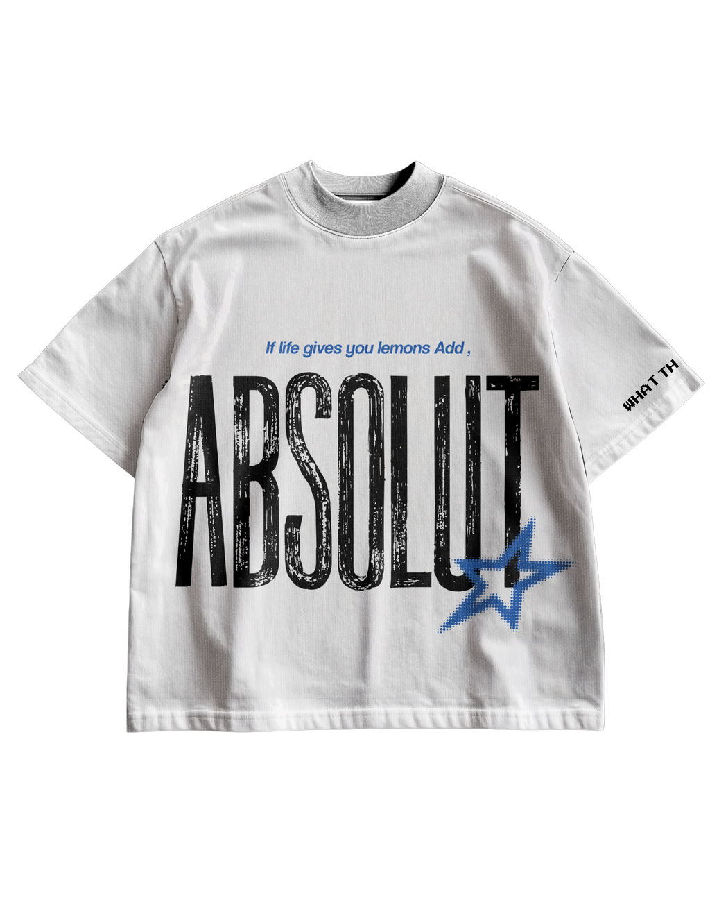 ADD THE ABSOLUT - WHITE OVERSIZED TEE