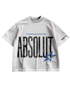 ADD THE ABSOLUT - WHITE OVERSIZED TEE
