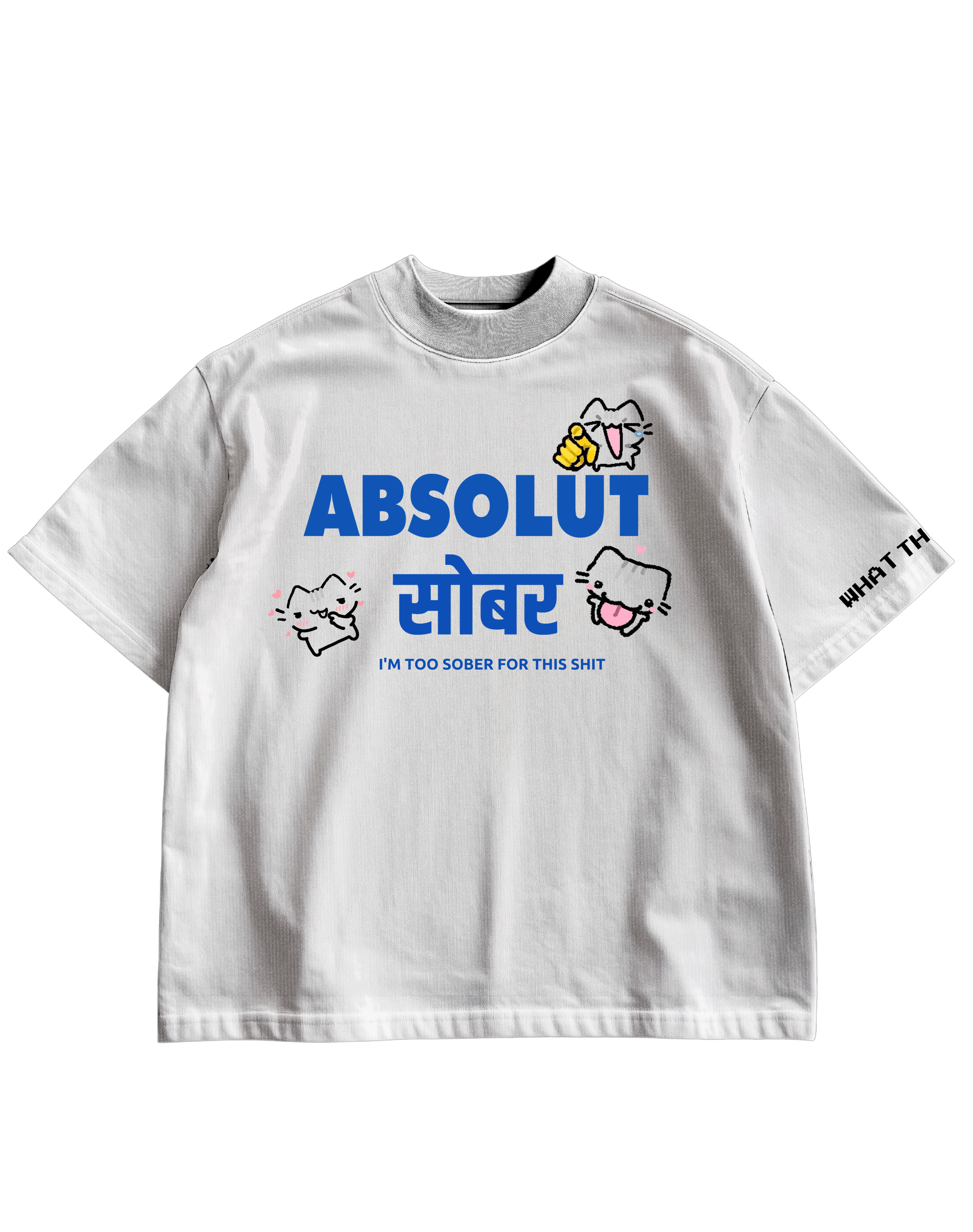 ABSOLUT SOBER - OVERSIZED TEE