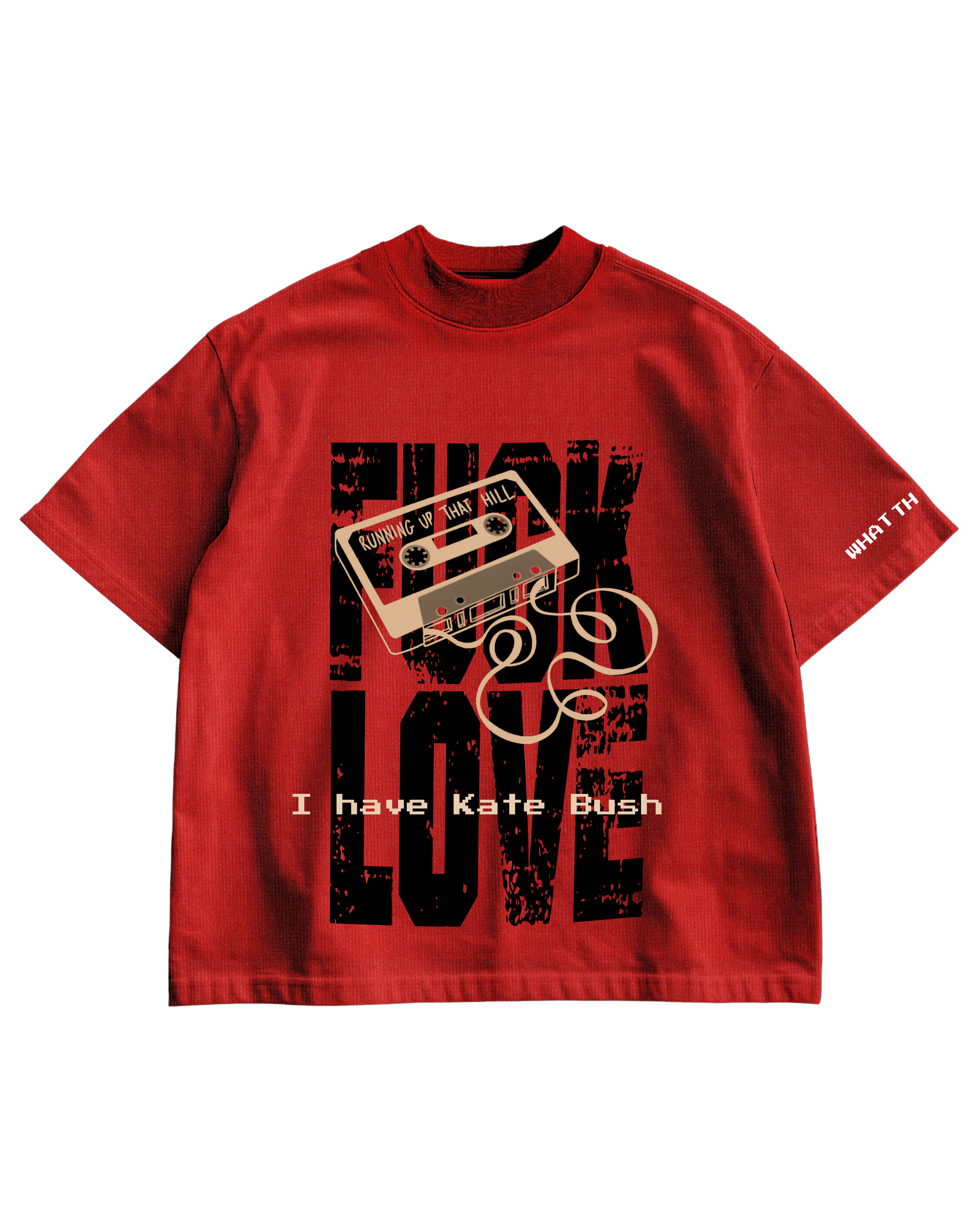 KATE BUSH - RED OVERSIZE TEE