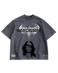 NARCISSIST -  GREY OVERSIZE TEE