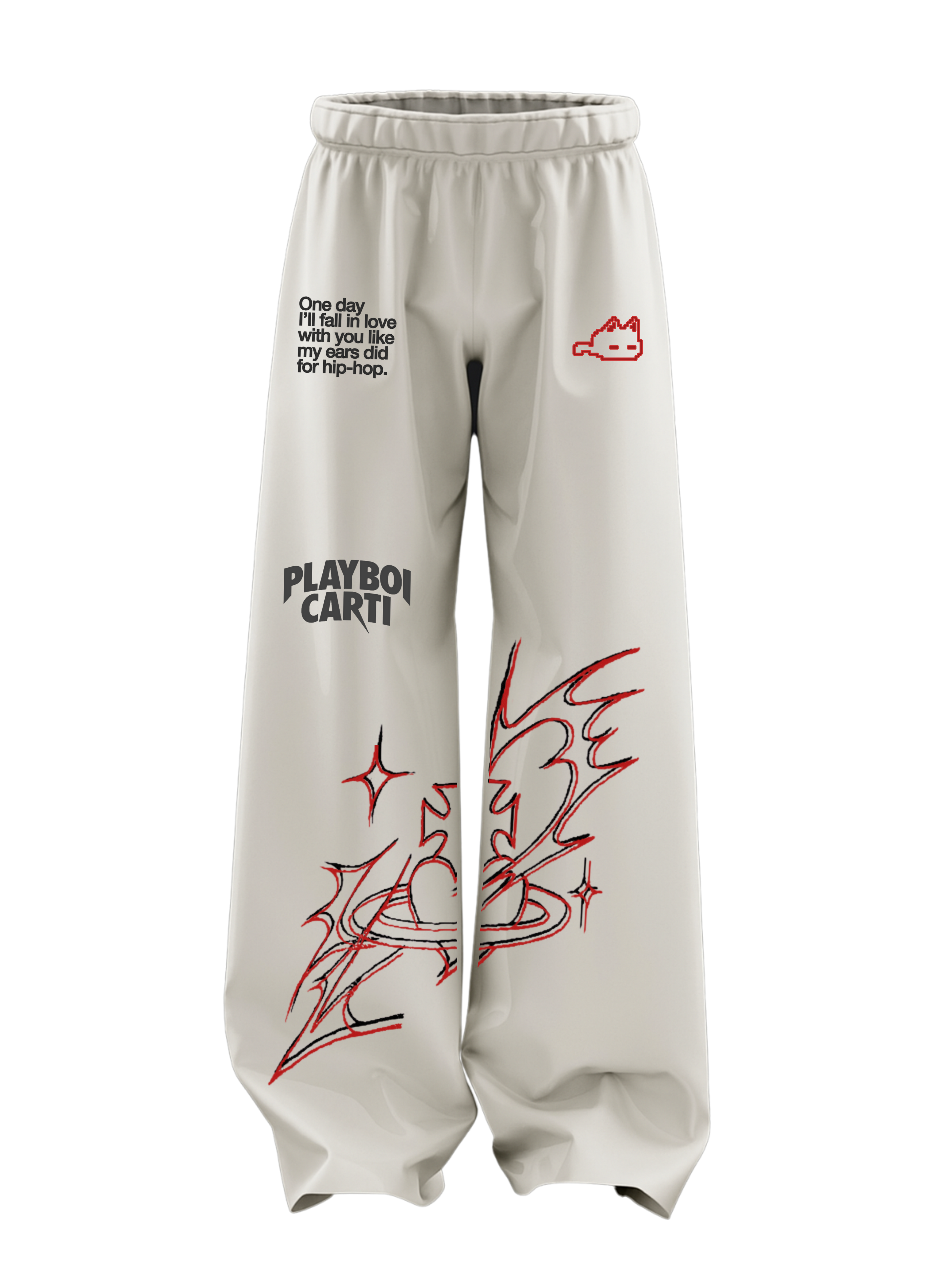 PLAYBOI CARTI GLITCH - UNISEX SWEATPANTS