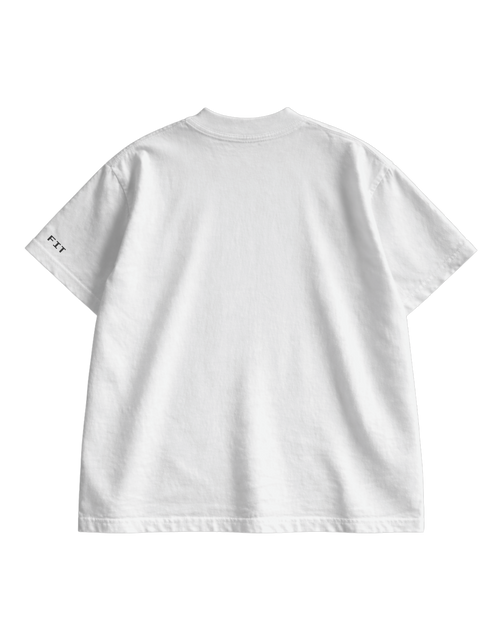 ABSOLUT BADDIE - WHITE OVERSIZED TEE