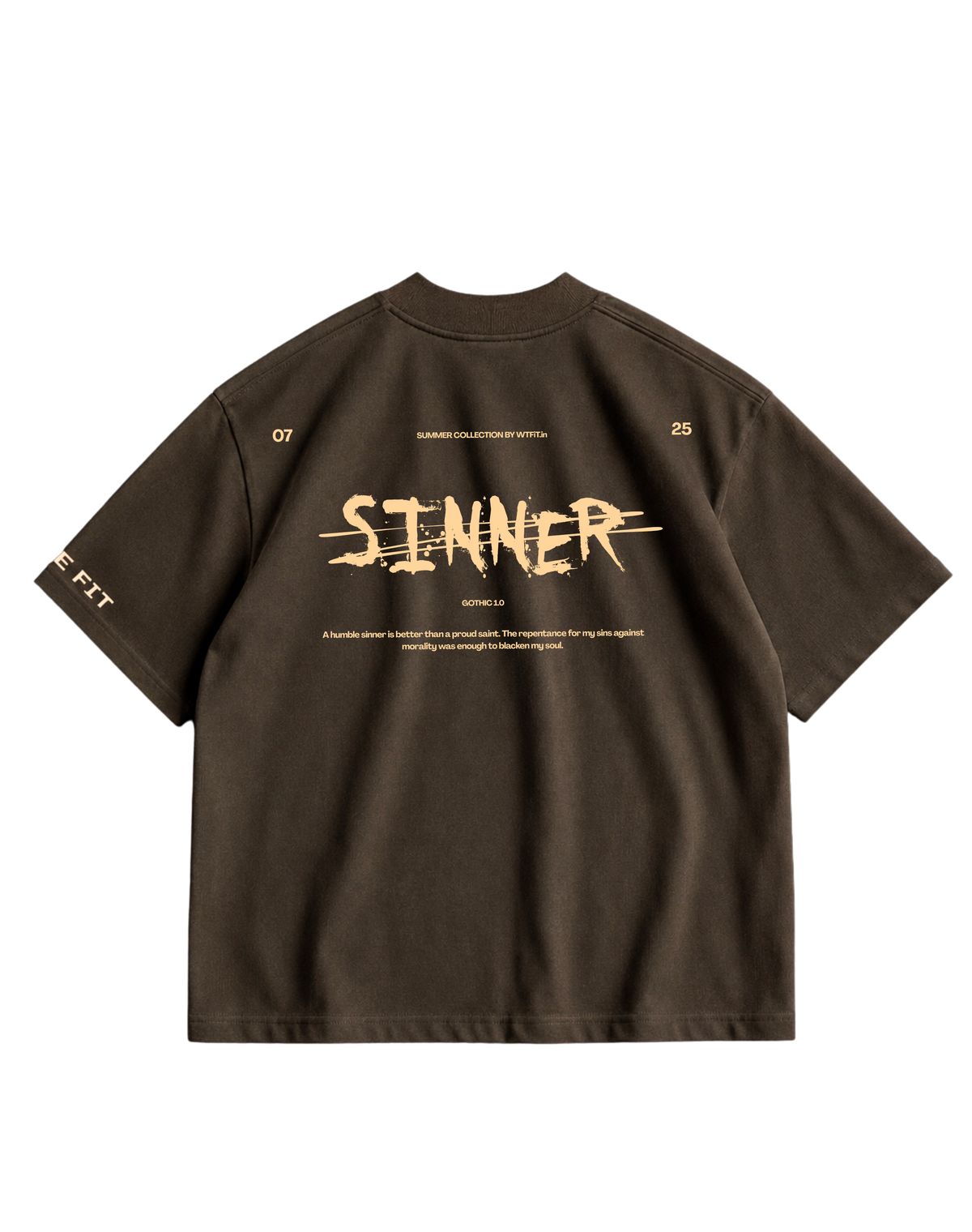 SINNER'S GOSPEL - OVERSIZE TEE