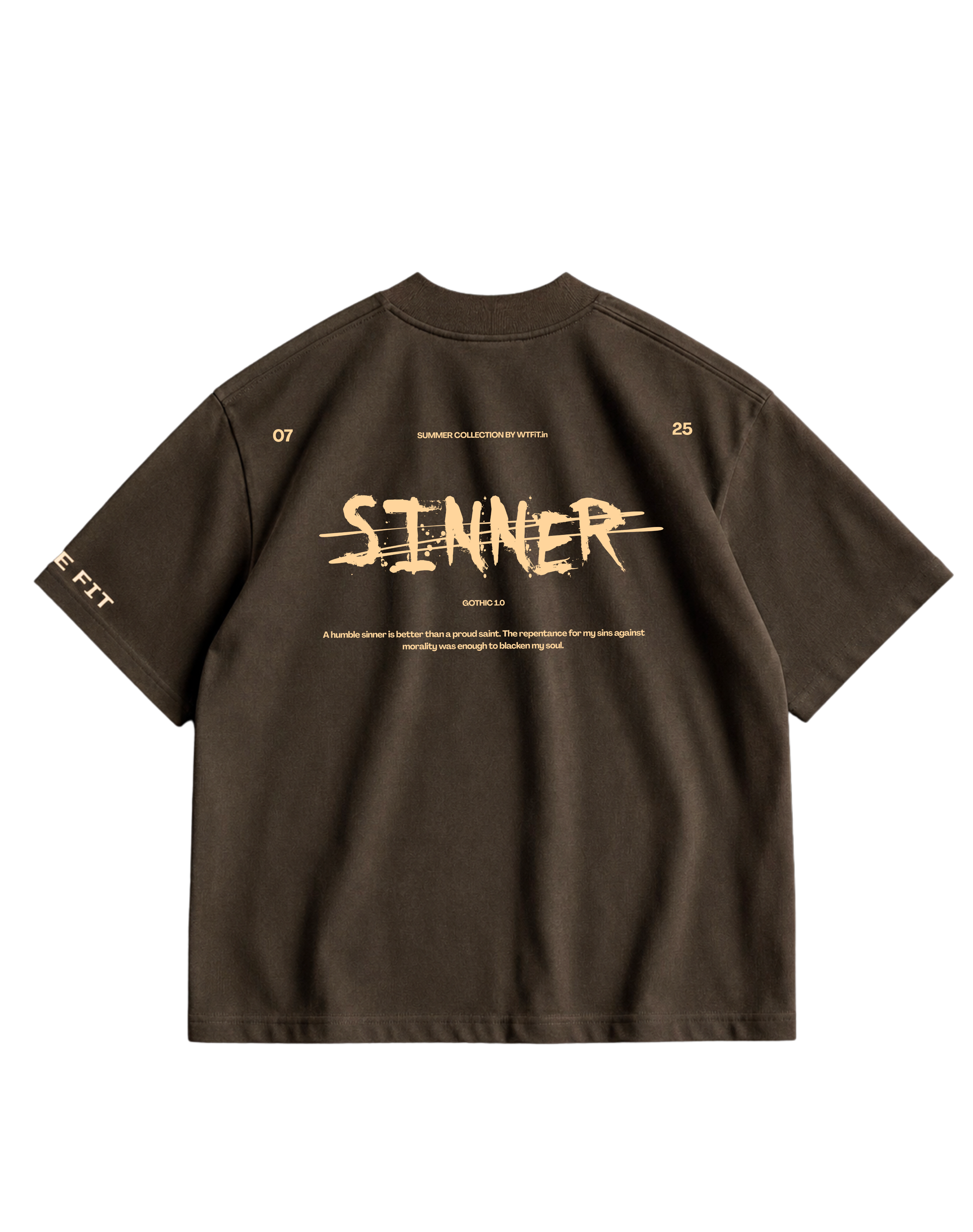 SINNER'S GOSPEL - OVERSIZE TEE