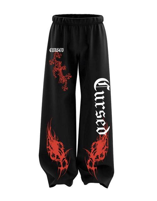 Black unisex cotton sweatpants with relaxed fit, elastic waistband, and side pockets  perfect for casual wear, gym, and loungewear in India, gothic , streetwear,streetstyle , menswear , women's wear