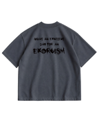 EXORCIST -  GREY OVERSIZE TEE