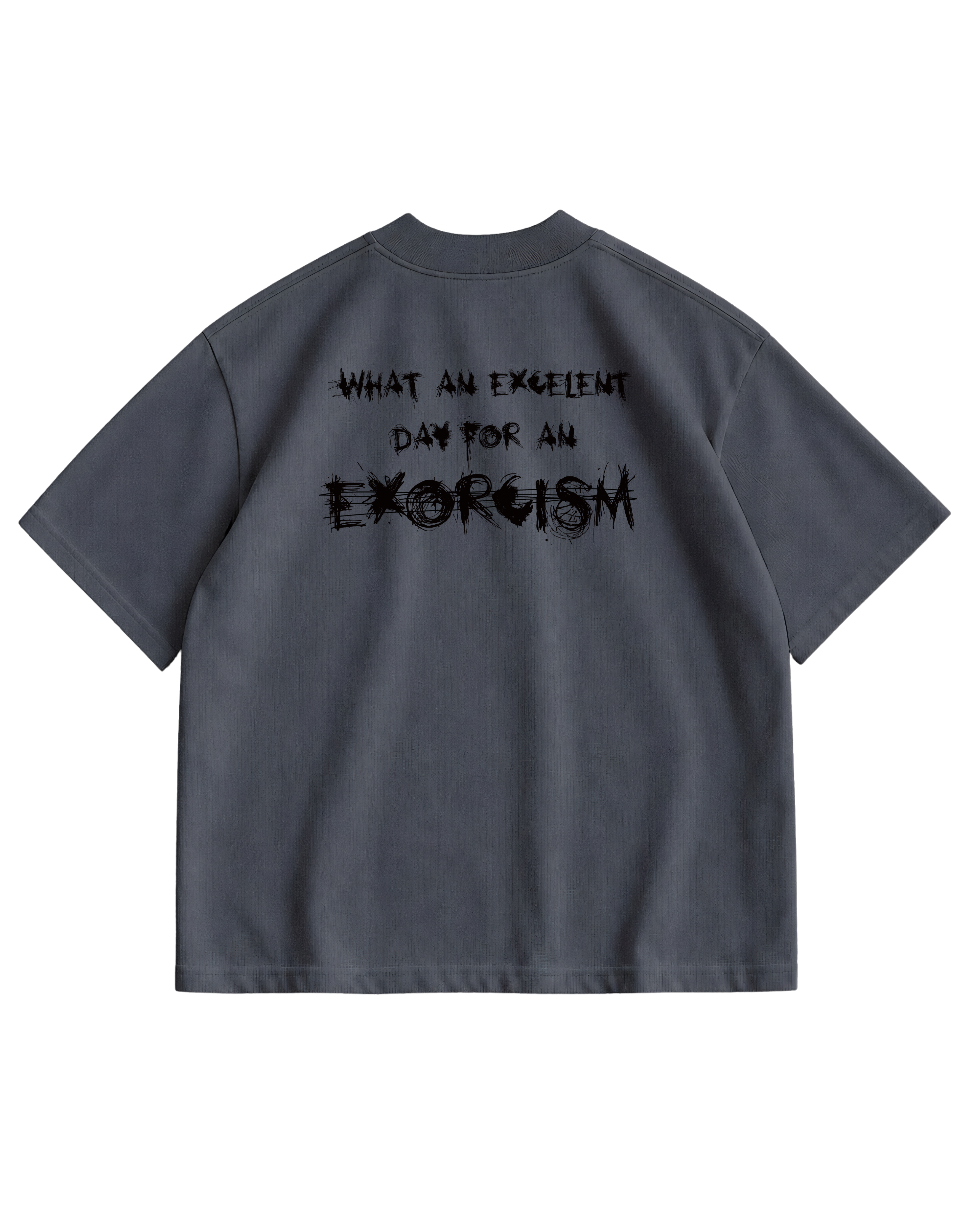 EXORCIST -  GREY OVERSIZE TEE