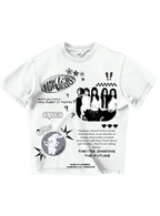 NEWJEANS - WHITE OVERSIZE TEE