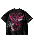 HEAVEN VOLTAGE - BLACK OVERSIZED TEE