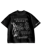 MONSTER ENERGY - BLACK OVERSIZE TEE