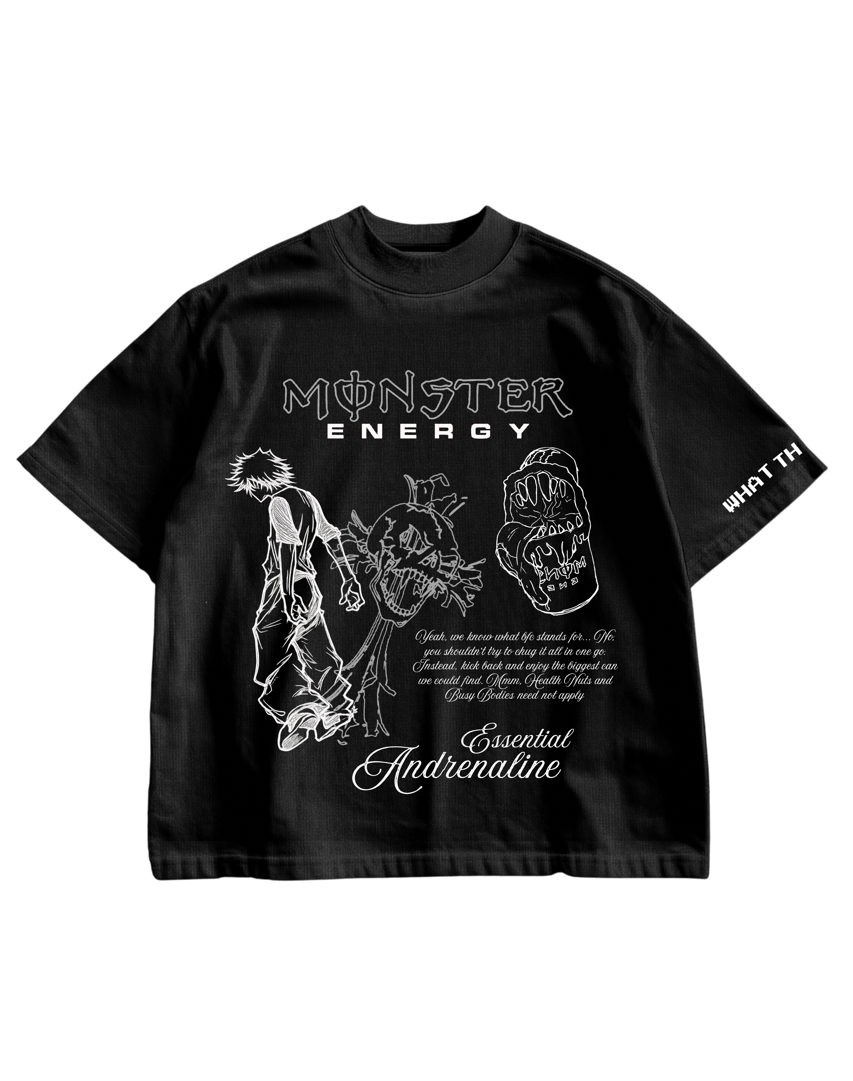 MONSTER ENERGY - BLACK OVERSIZE TEE