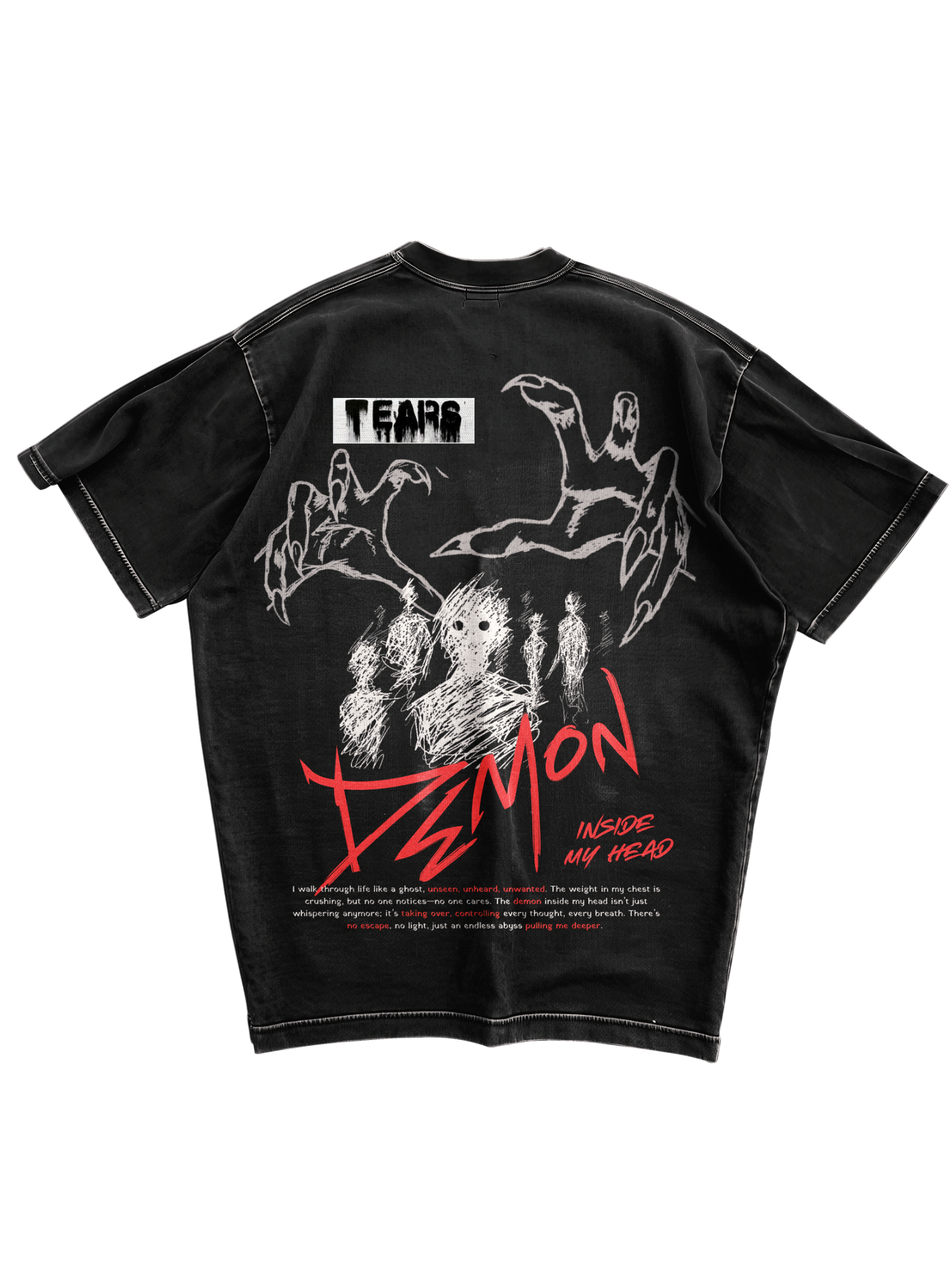 Trendy oversized black tee with bold graphic print – perfect streetwear for Gen Z in India, ideal for casual college and urban fashion looks