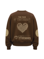 THE PAIN - PATCHWORK OVERSIZE SWEATSHIRT