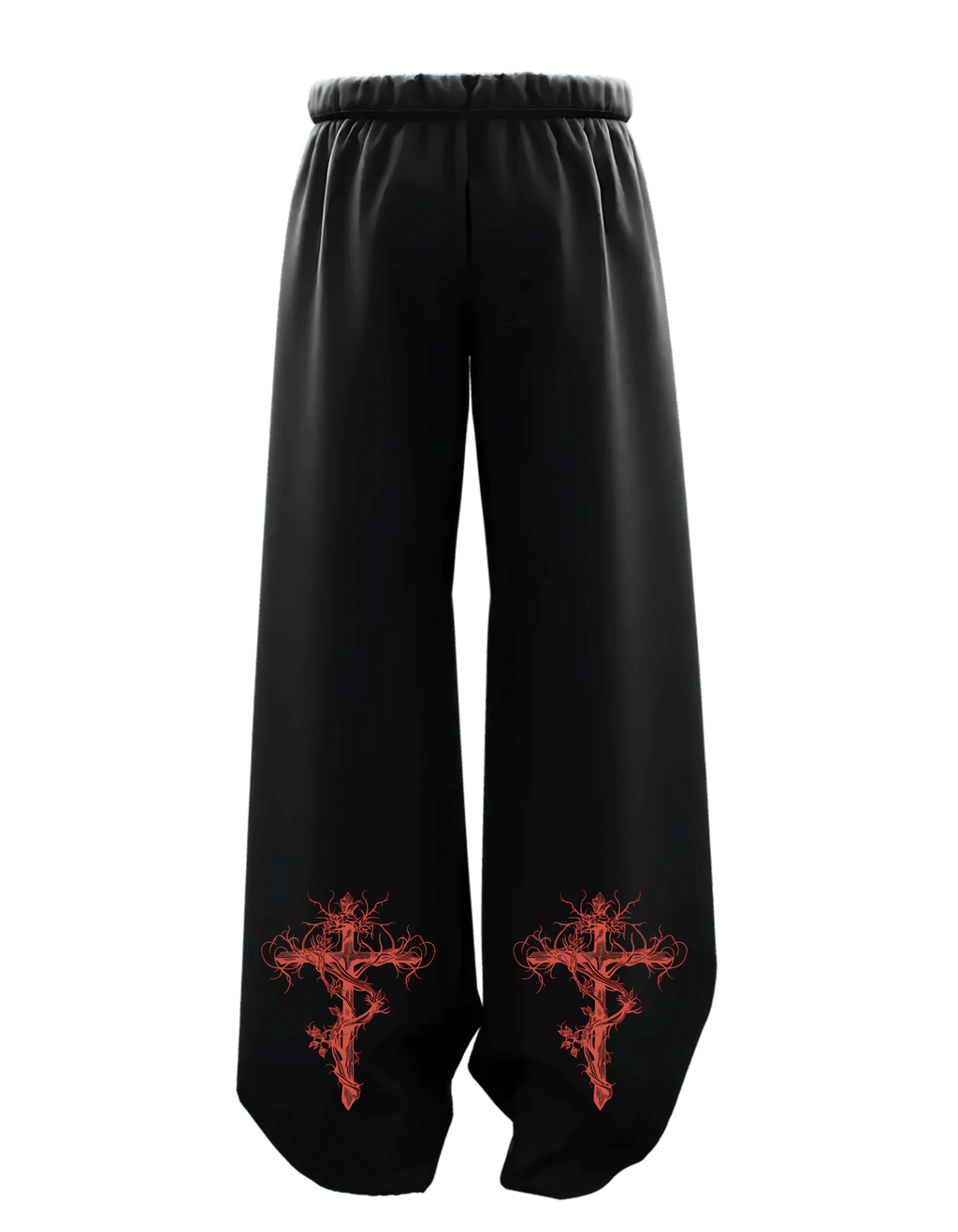 Black unisex cotton sweatpants with relaxed fit, elastic waistband, and side pockets  perfect for casual wear, gym, and loungewear in India, gothic , streetwear,streetstyle , menswear , women's wear