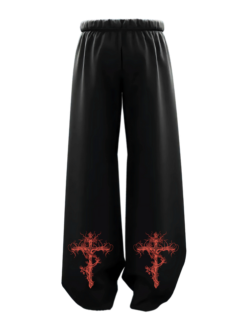 Black unisex cotton sweatpants with relaxed fit, elastic waistband, and side pockets  perfect for casual wear, gym, and loungewear in India, gothic , streetwear,streetstyle , menswear , women's wear