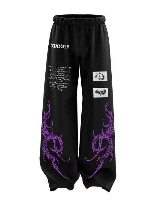 Black unisex cotton sweatpants with relaxed fit, elastic waistband, and side pockets  perfect for casual wear, gym, and loungewear in India, gothic , streetwear,streetstyle , menswear , women's wear