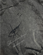DEVIL'S PREY DISTRESSED - ACID WASH OVERSIZED HOODIE