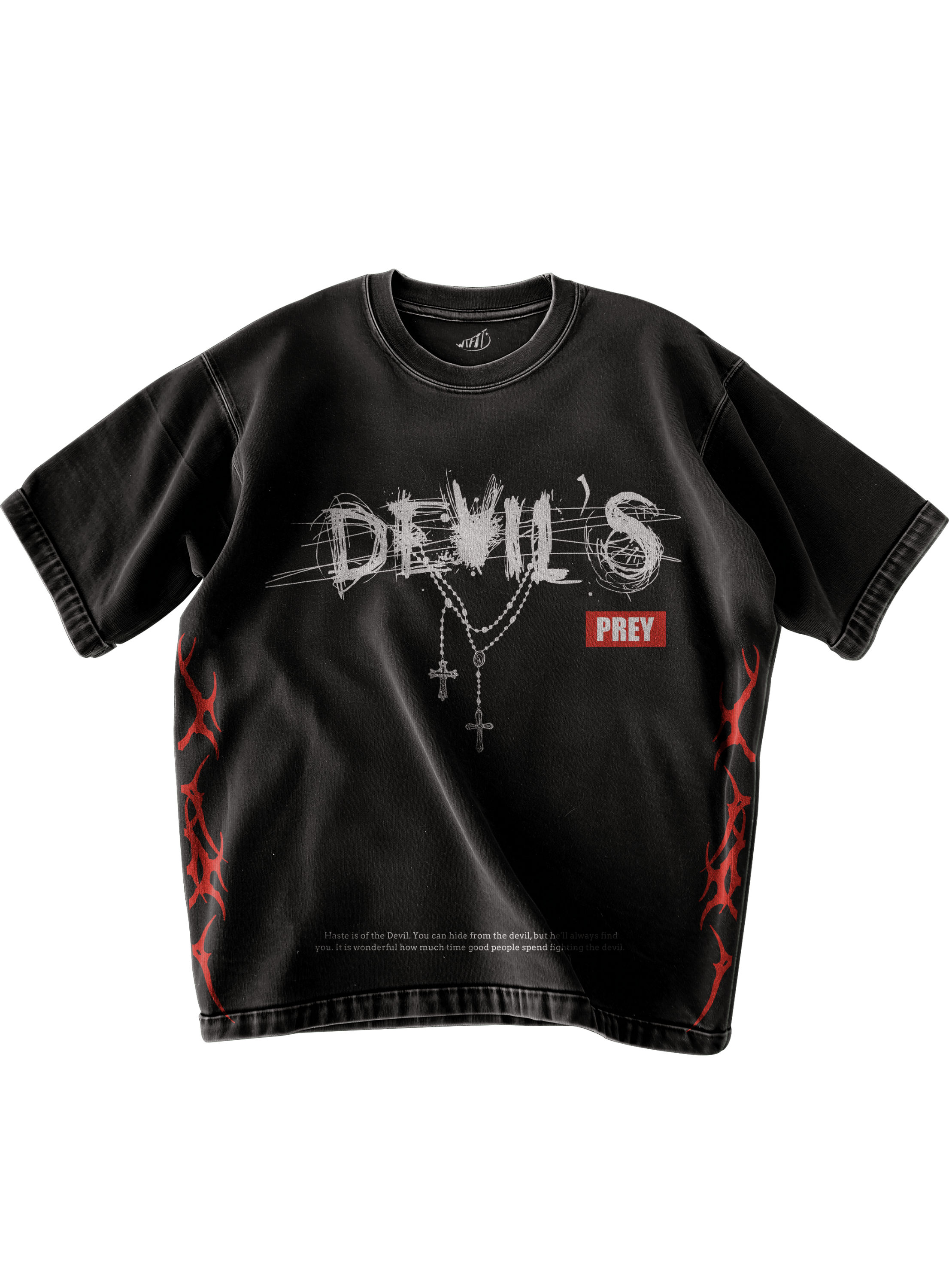 Trendy oversized black T-shirt with bold graphic print – perfect streetwear for Gen Z in India, ideal for casual college and urban fashion looks