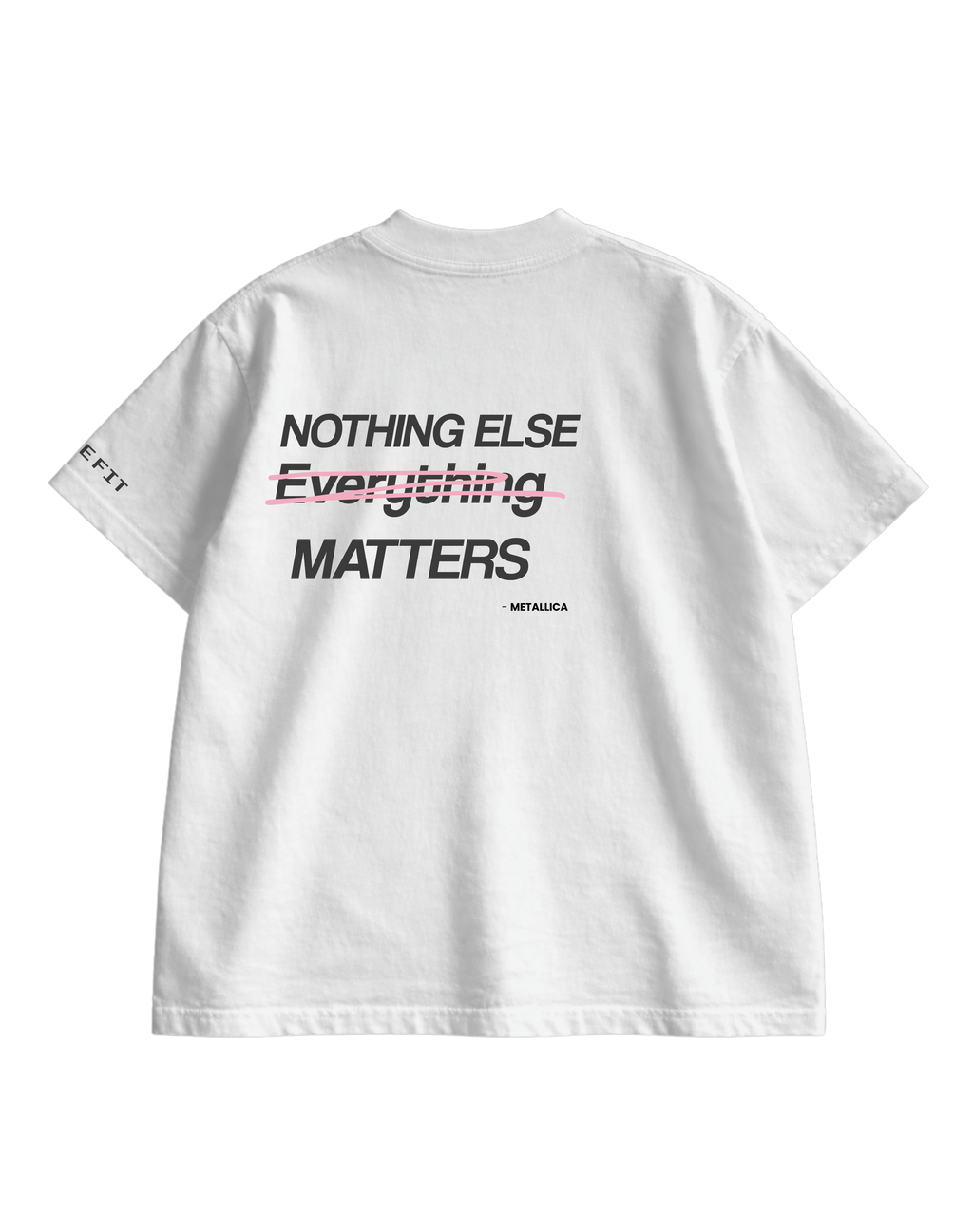 METALLICA - WHITE OVERSIZE TEE