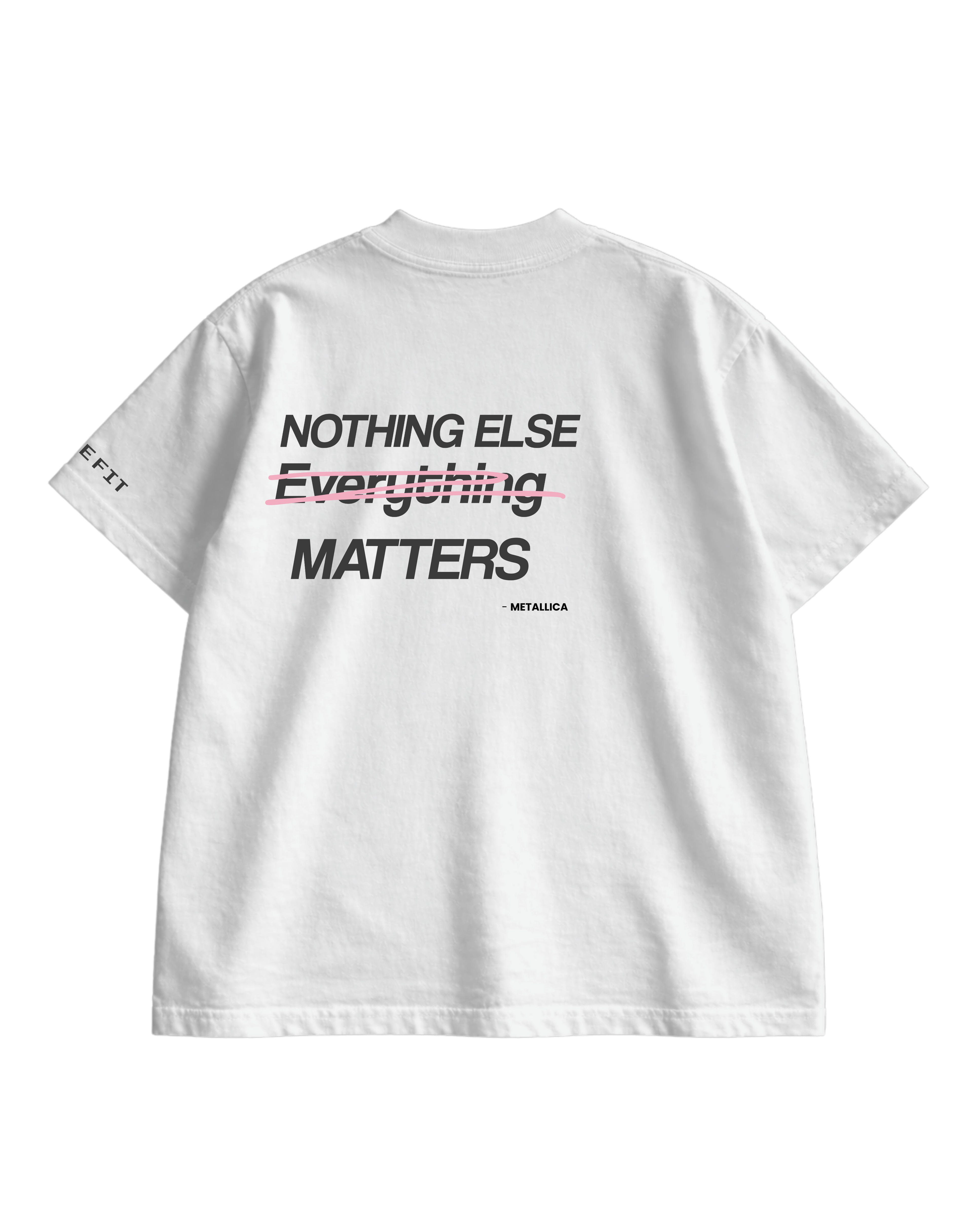 METALLICA - WHITE OVERSIZE TEE