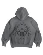 VENGEANCE - GREY OVERSIZED HOODIE