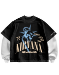 NIRVANA - BLACK/WHITE FULL SLEEVES TEE