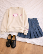 IT ENDS WITH US WHITE SWEATSHIRT