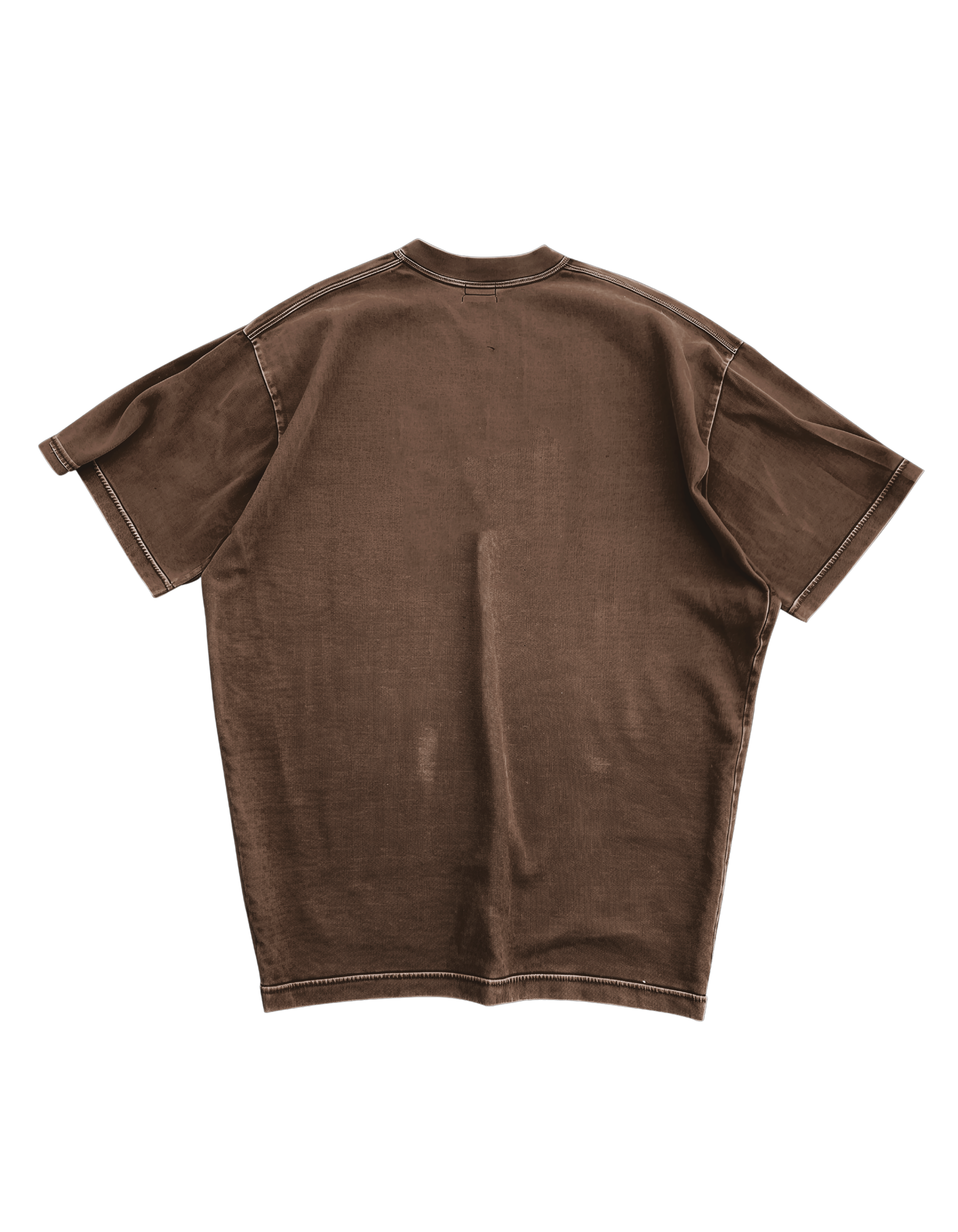 ROCKSTAR CAT - BROWN OVERSIZE TEE